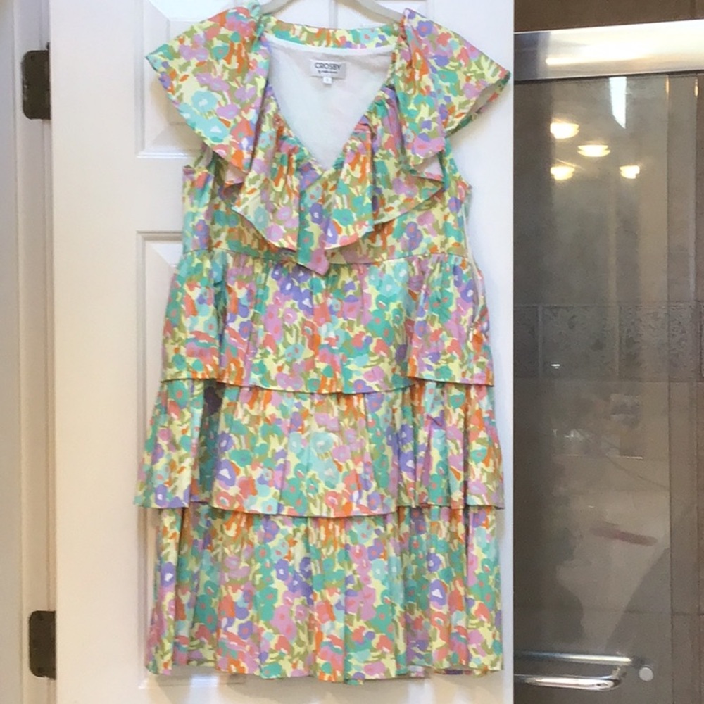 Crosby tiered floral dress